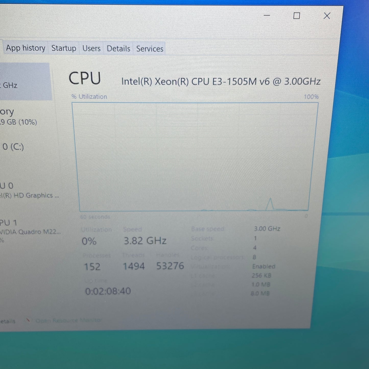 HP ZBook MFGAR6 15.6" Xeon E3-1505M v6 3.0GHz 32GB RAM 512GB SSD Quadro M2200