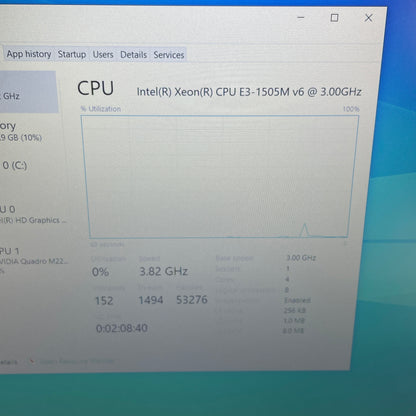 HP ZBook MFGAR6 15.6" Xeon E3-1505M v6 3.0GHz 32GB RAM 512GB SSD Quadro M2200