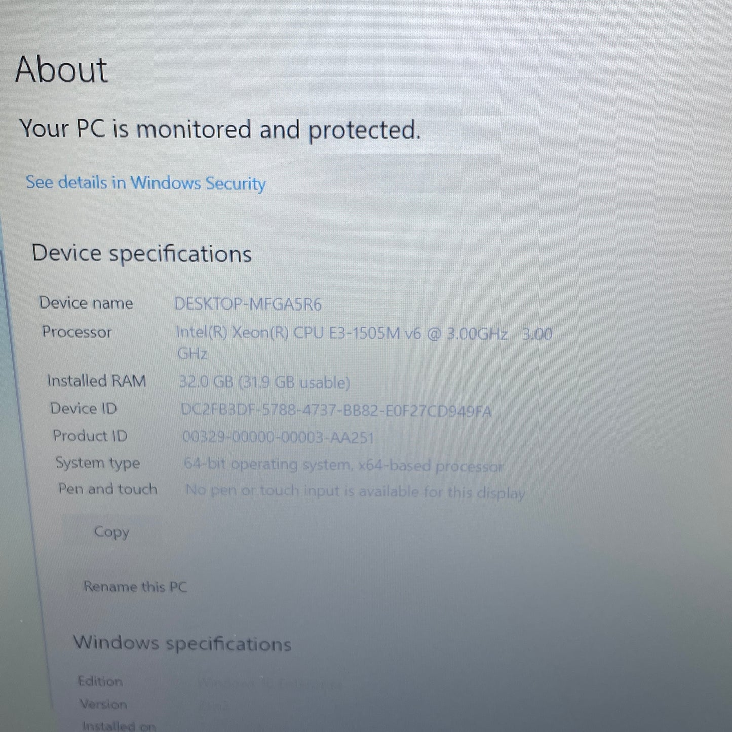 HP ZBook MFGAR6 15.6" Xeon E3-1505M v6 3.0GHz 32GB RAM 512GB SSD Quadro M2200