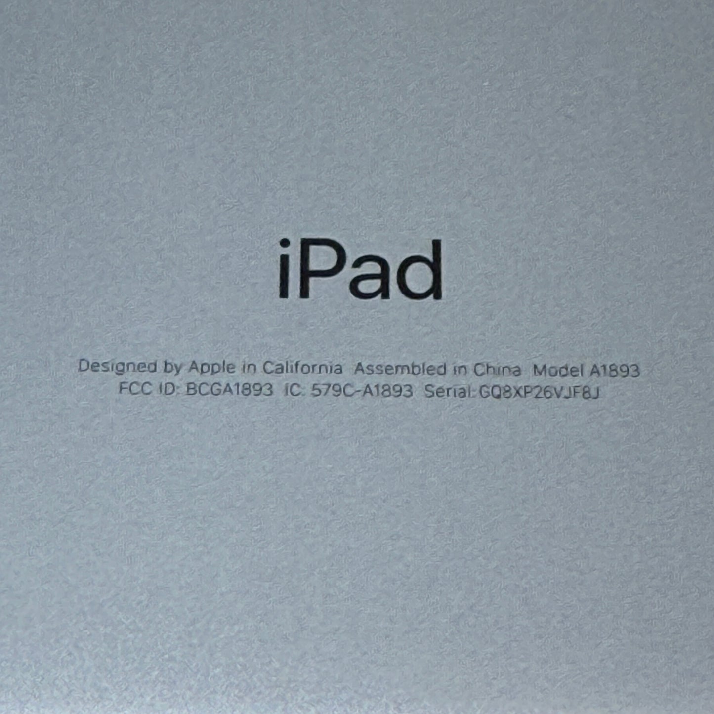 WiFi Only Apple iPad 6th Gen 32GB Silver MR7F2LL/A