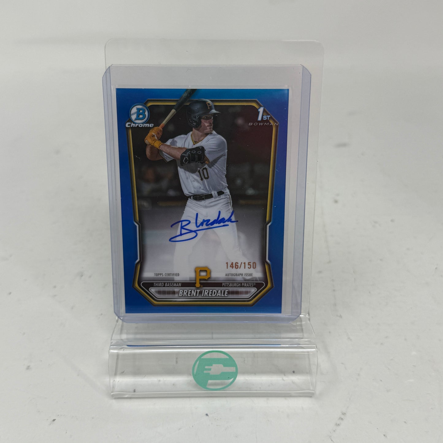 Brent Iredale 2026 Bowman Chrome 1st Autograph Blue Refractor /150 #CPA-BI