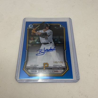 Brent Iredale 2026 Bowman Chrome 1st Autograph Blue Refractor /150 #CPA-BI