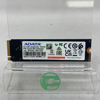 ADATA 2280mm Legend 860 2TB M.2 NVMe Gen 4.0 x 4 SSD SLEG-860-2000GBH