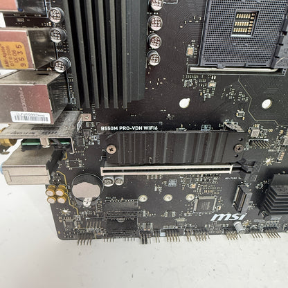 MSi B550M PRO-VDH WIFI6 AM4 mATX AMD DDR4 Motherboard