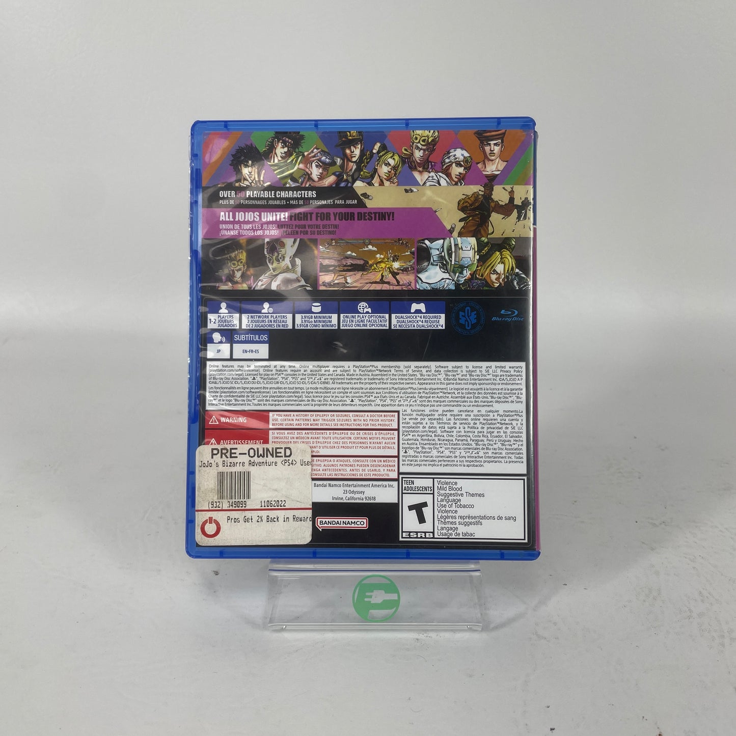 JoJo's Bizarre Adventure: All-Star Battle R (Sony PlayStation 4 PS4, 2022)