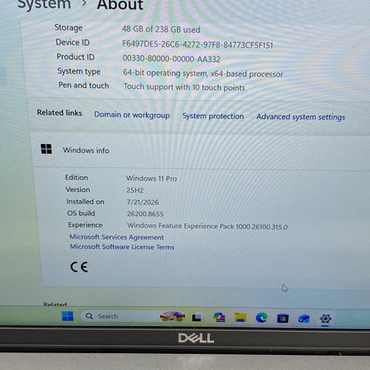 Dell Latitude 5430 14" i5-1245U 1.6GHz 16GB RAM 256GB SSD