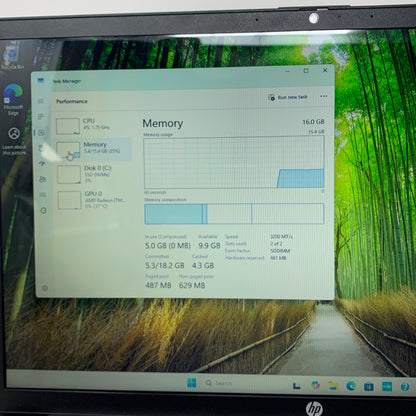 HP Laptop 3VE5PVT1 15.6" Ryzen 5 7530U 2.0GHz 16GB RAM 1TB SSD