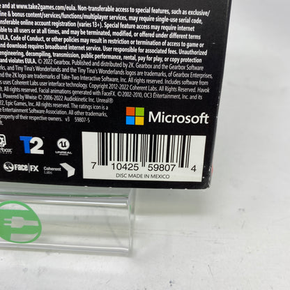 Tiny Tina's Wonderlands Chaotic Great Edition Xbox Series X New Sealed 2022