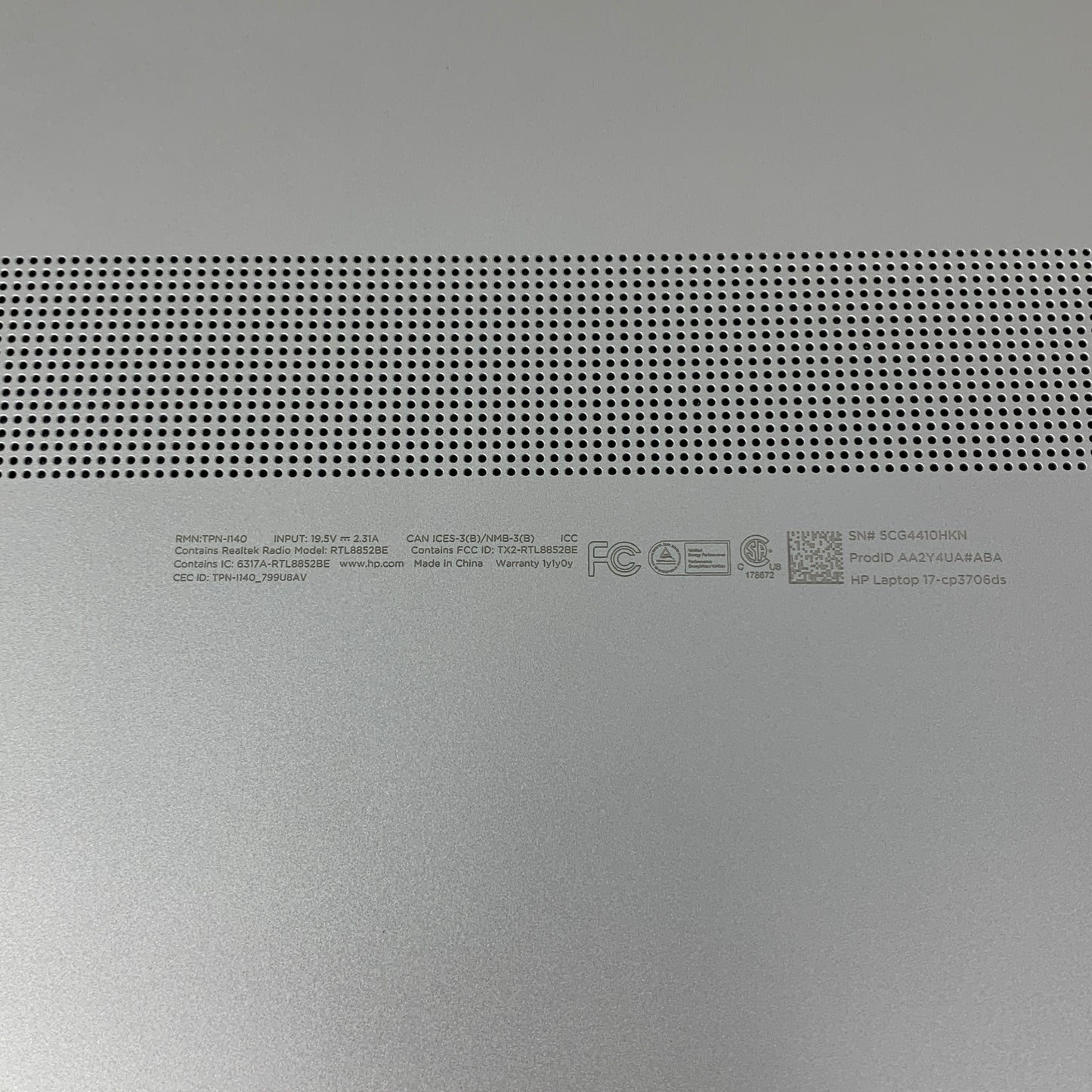 HP Laptop 3VE5PVT1 15.6" Ryzen 5 7530U 2.0GHz 16GB RAM 1TB SSD