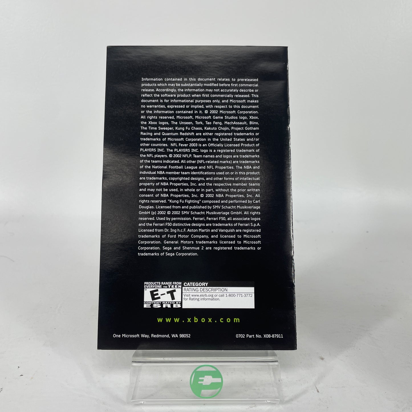 Halo: Combat Evolved (Microsoft Xbox, 2001)