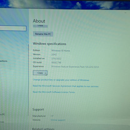 HP Laptop 7SRD2TEI 15.6" Ryzen 3 3250U 2.6GHz 16GB RAM 256GB SSD