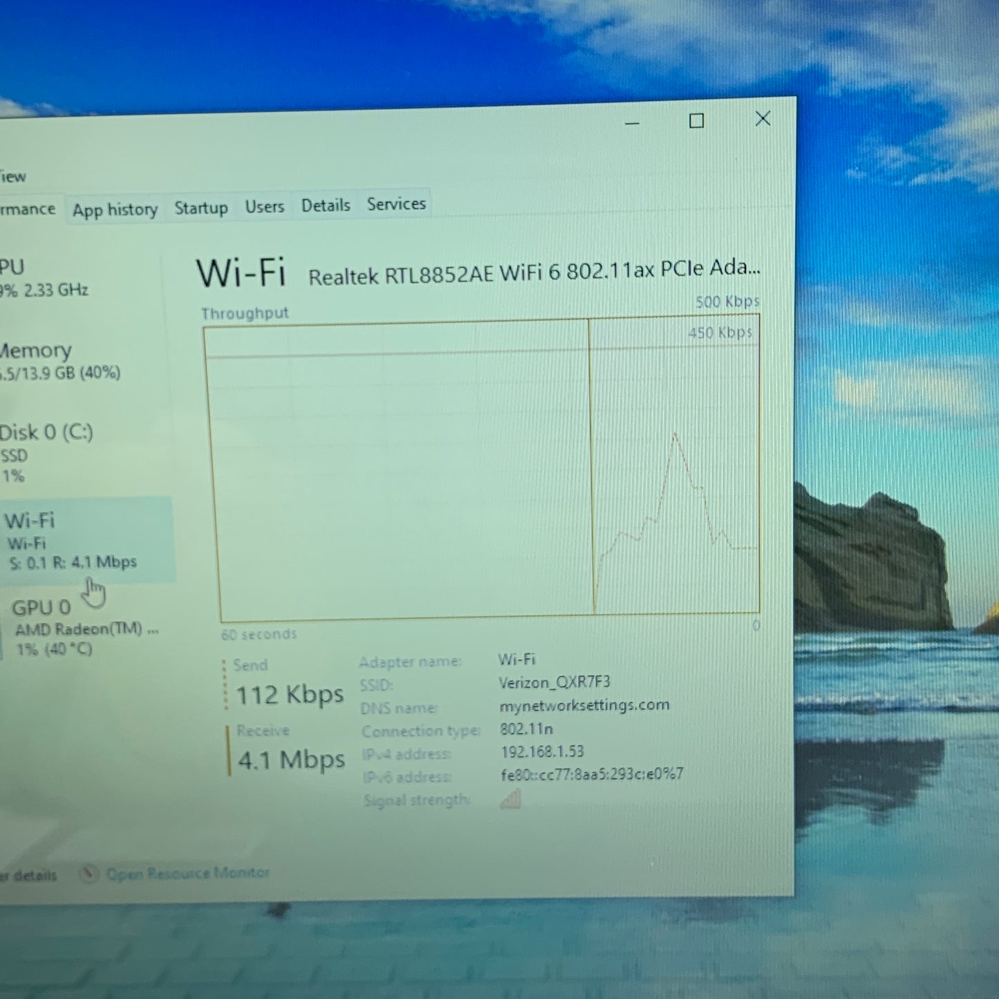 HP Laptop 7SRD2TEI 15.6" Ryzen 3 3250U 2.6GHz 16GB RAM 256GB SSD