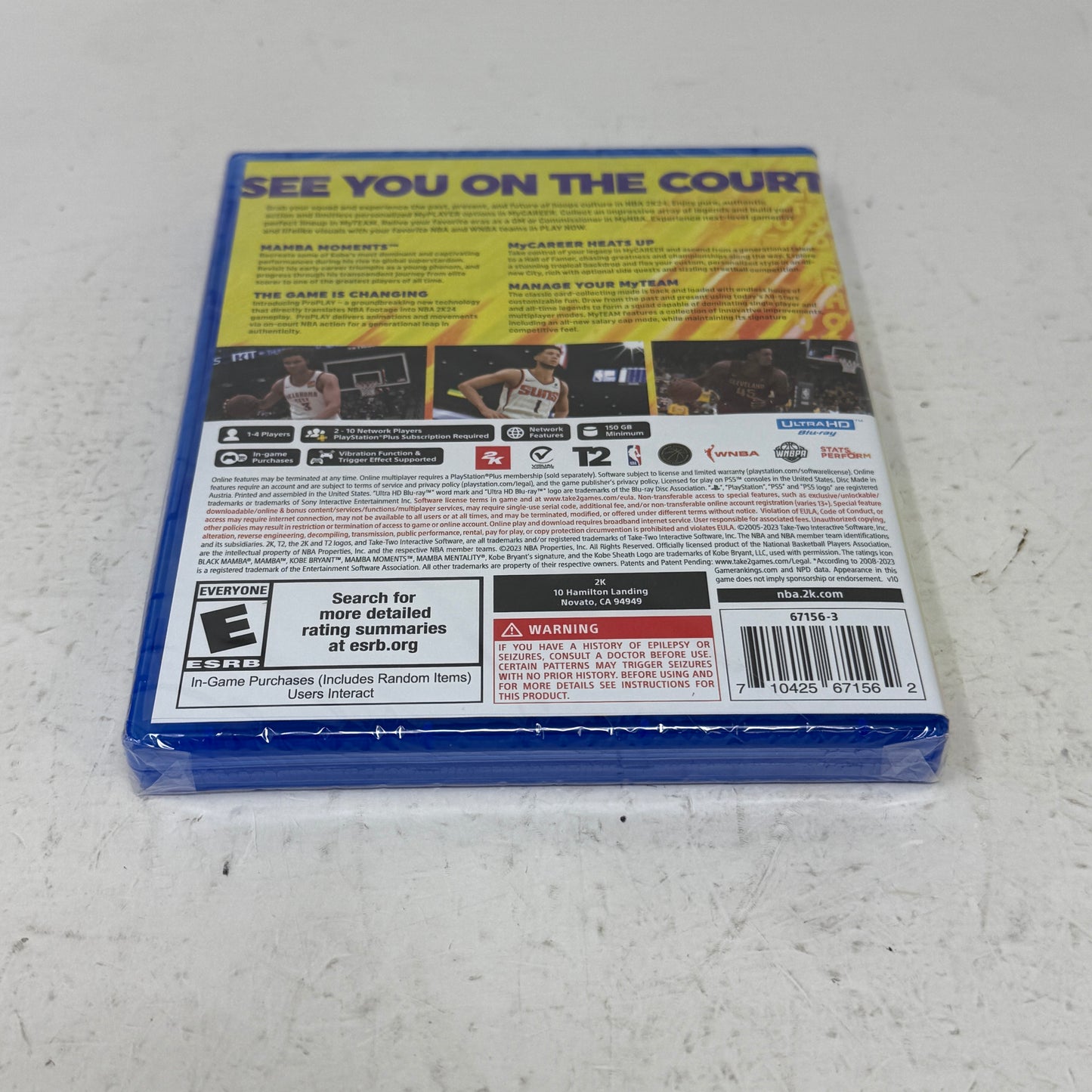 New NBA 2K24 [Black Mamba Edition] (Sony PlayStation 5 PS5, 2023)