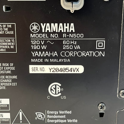 Yahama R-N500 Natural Sound Network Receiver Black