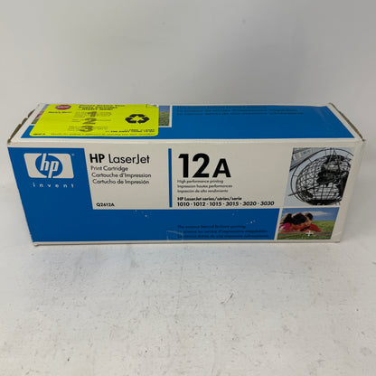 New HP Laserjet 12A Black Toner Cartridge Q2612A