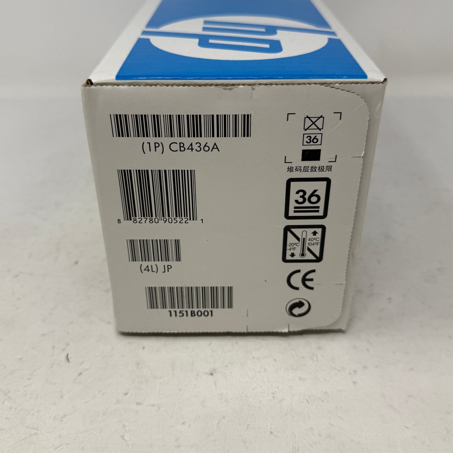 New HP Original LaserJet 36A Black Toner Cartridge CB436A