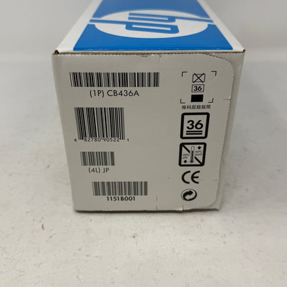 New HP Original LaserJet 36A Black Toner Cartridge CB436A