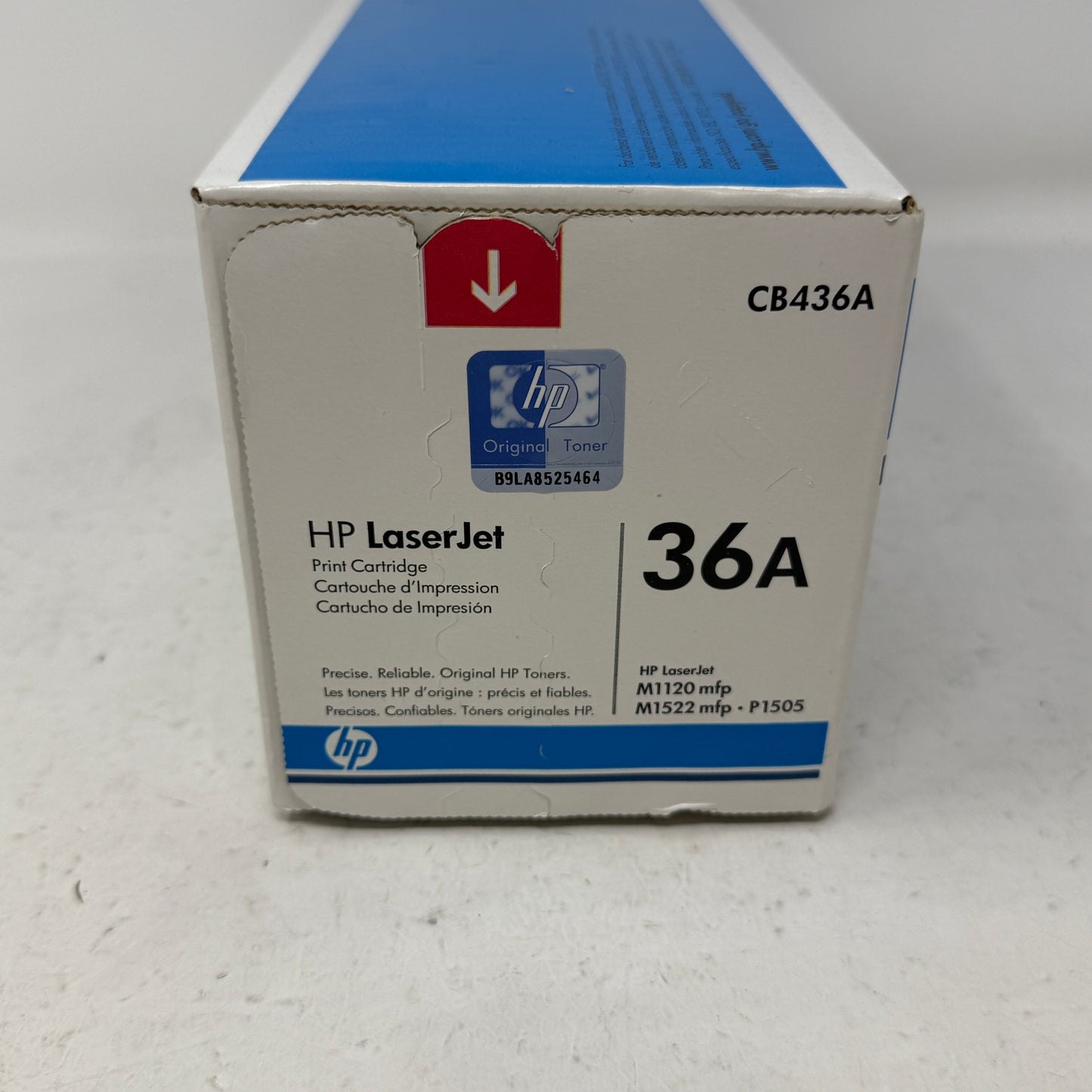 New HP Original LaserJet 36A Black Toner Cartridge CB436A