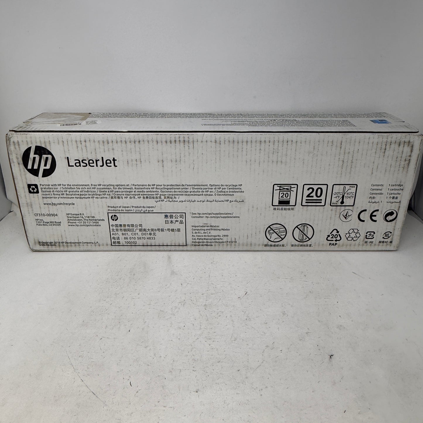 New HP LaserJet CF310AC Black Toner Cartridge M855