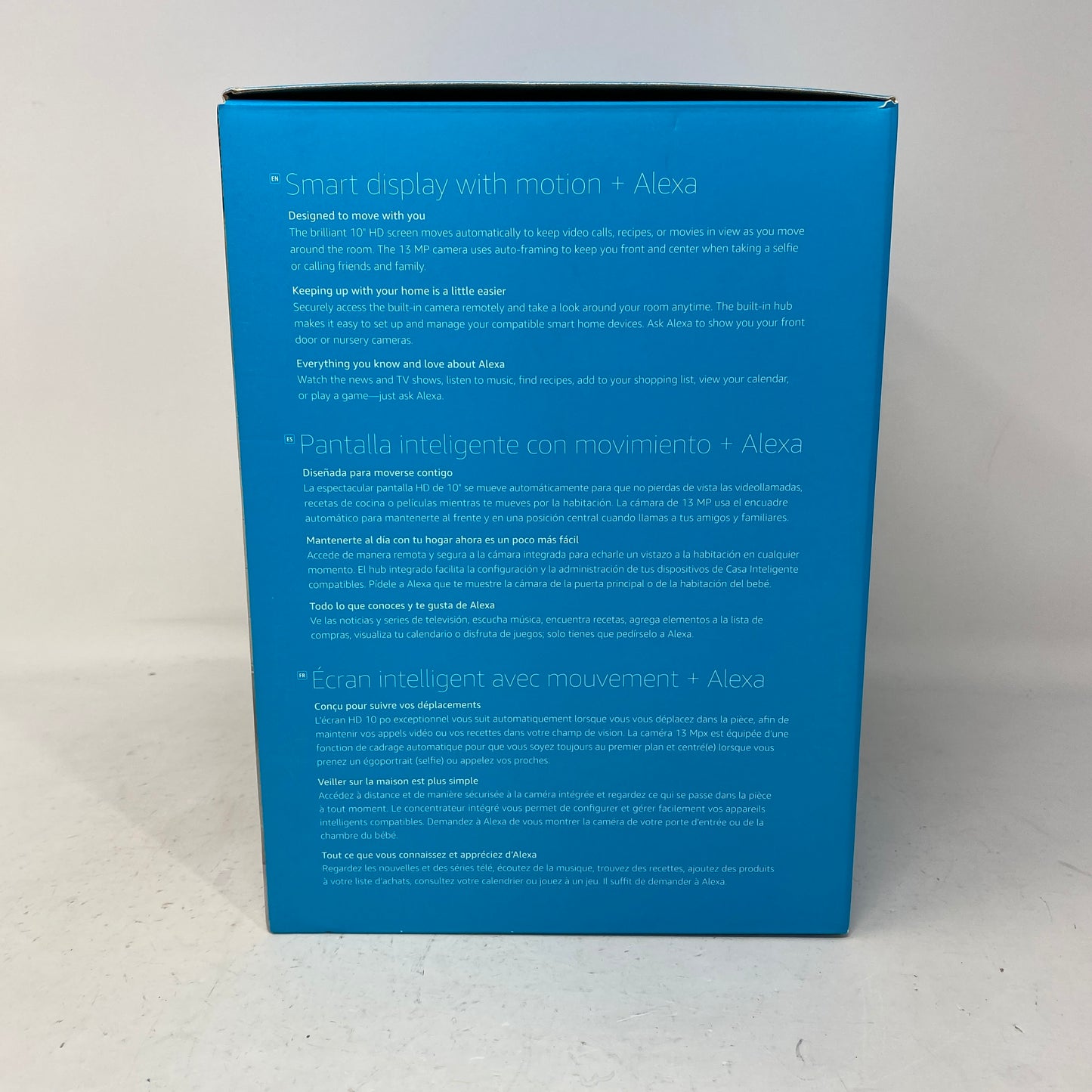 Amazon Echoshow 10 3rd Gen HD Smart Display w/ Motion & Alexa T4E4AT