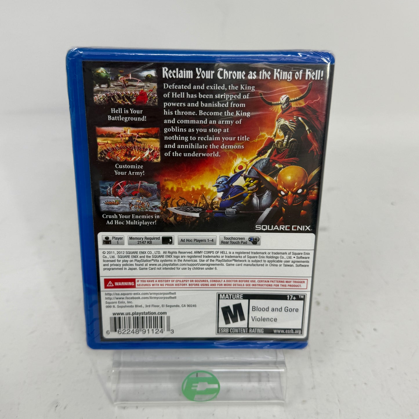 New Army Corps of Hell (Sony PlayStation Vita PS Vita, 2012)