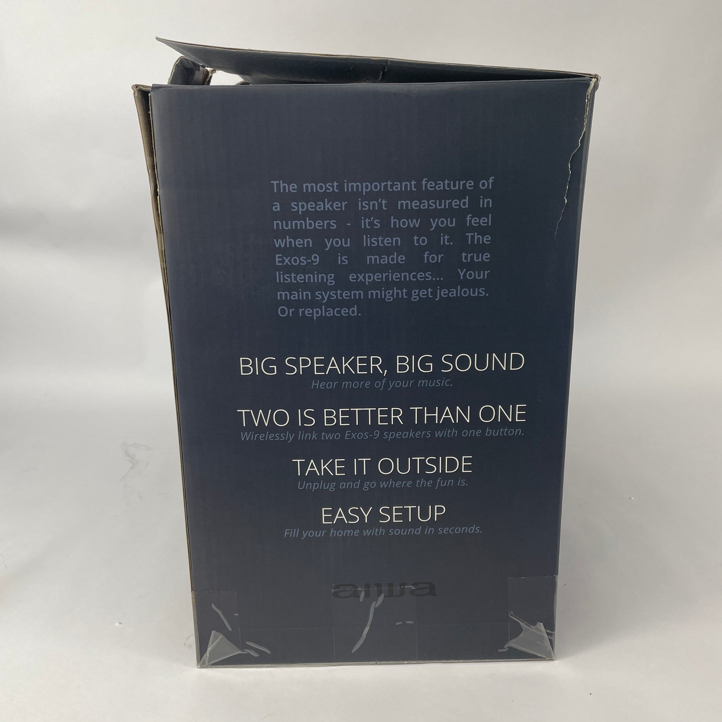 Aiwa Exos-9 Portable Bluetooth Speaker Black