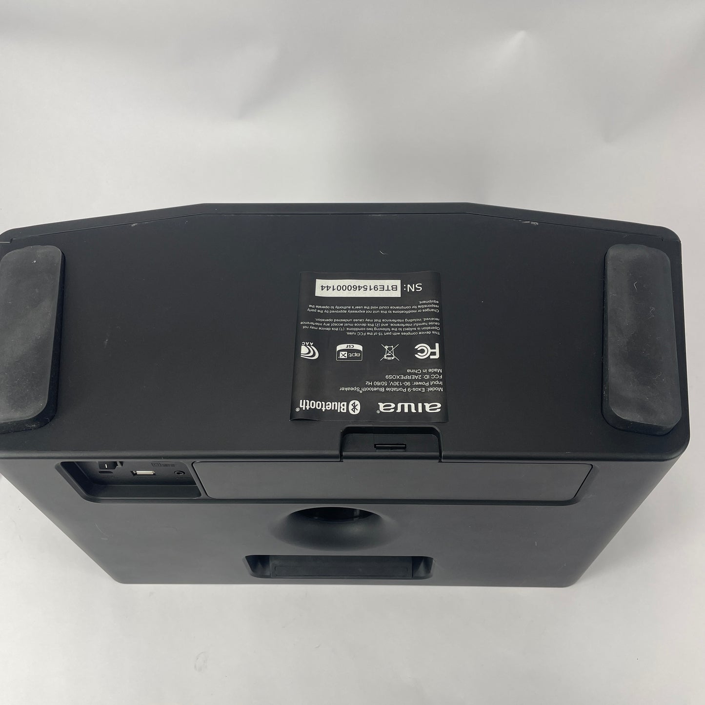 Aiwa Exos-9 Portable Bluetooth Speaker Black