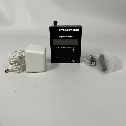Optoelectronics Digital Scout Digital RF Frequency Counter Recorder w/ Antenna