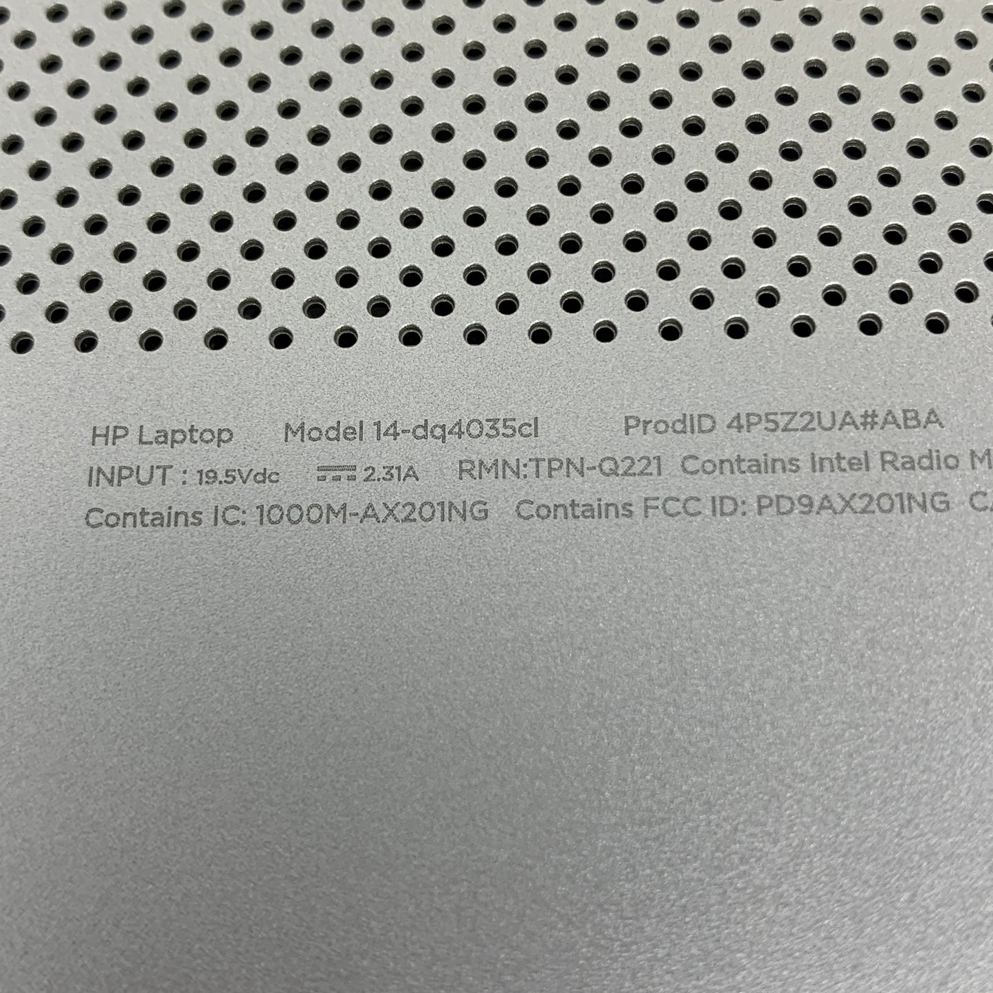 HP 14-dq4035cl DJ3CP0SB 14" i5-1155G7 2.5GHz 12GB RAM 256GB SSD