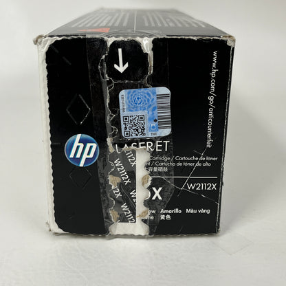 New HP LaserJet 206X Yellow Toner Cartridge W2112X