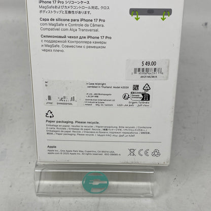 Apple iPhone 17 Pro Silicone Midnight Blue MGFH4ZM/A