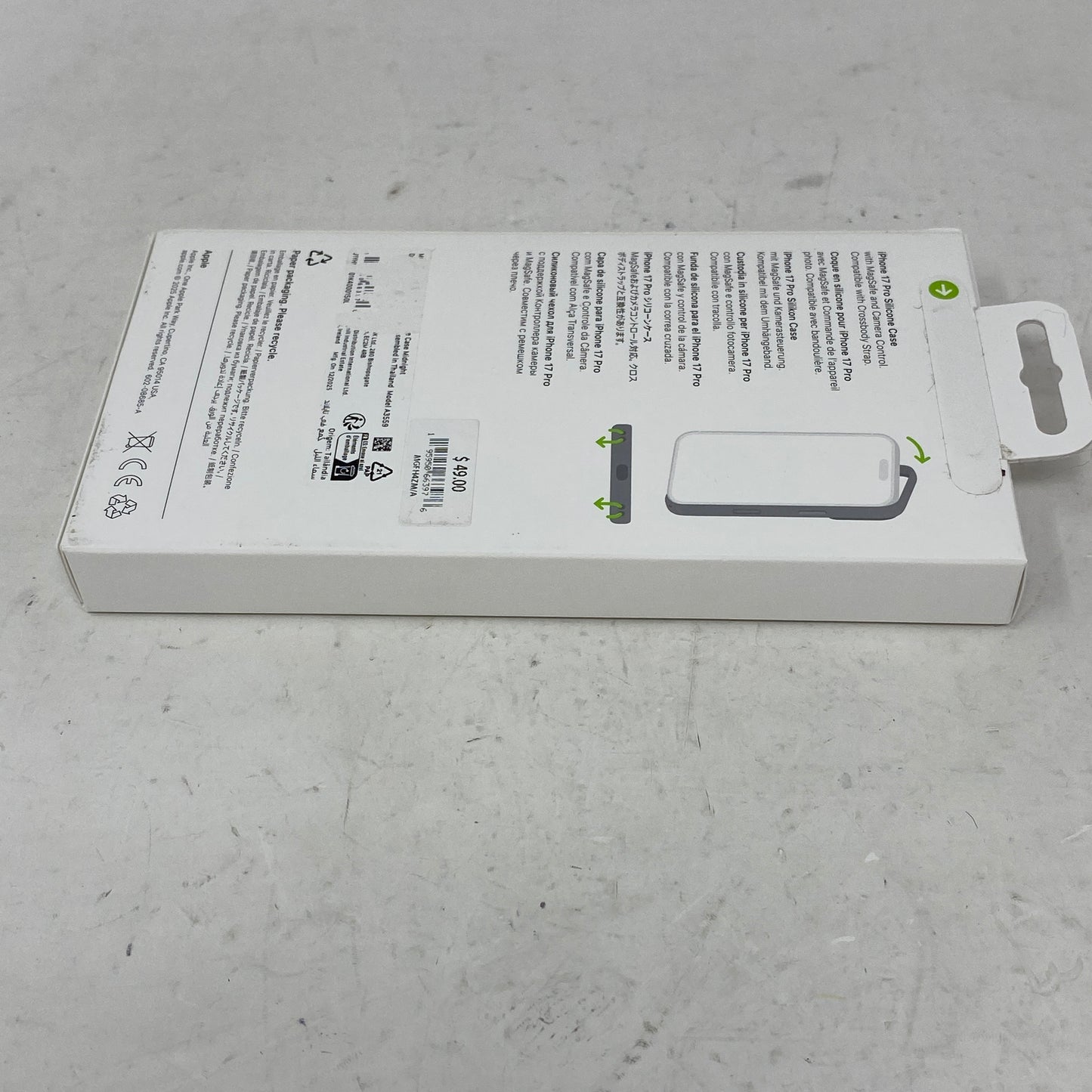 Apple iPhone 17 Pro Silicone Midnight Blue MGFH4ZM/A