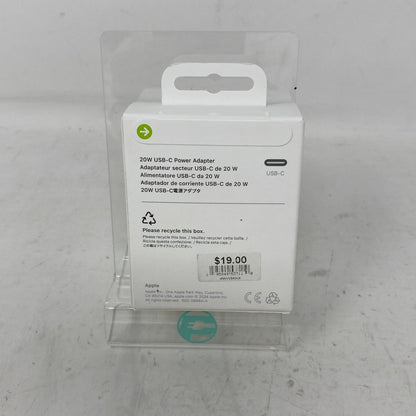New Apple 20W USB-C Power Adapter White MHJA3AM/A Power Adapter
