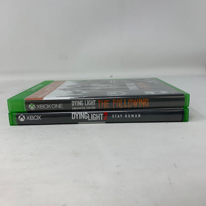 Lot of 2 Microsoft Xbox One / Series X|S Dying Light & Dying Light 2: Stay Human