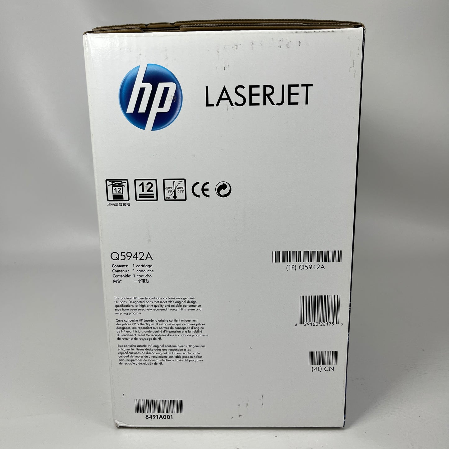 New HP LaserJet 42A Black Original LaserJet Toner Cartridge Q5942A