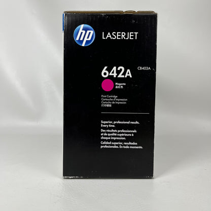 New HP LaserJet 642A Magenta Toner Cartridge CB403A