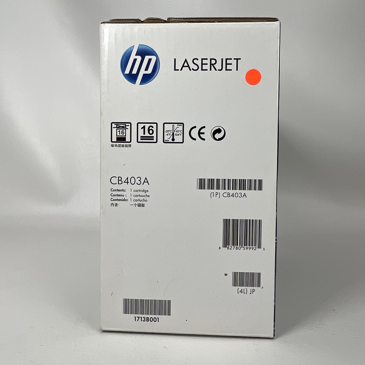 New HP LaserJet 642A Magenta Toner Cartridge CB403A