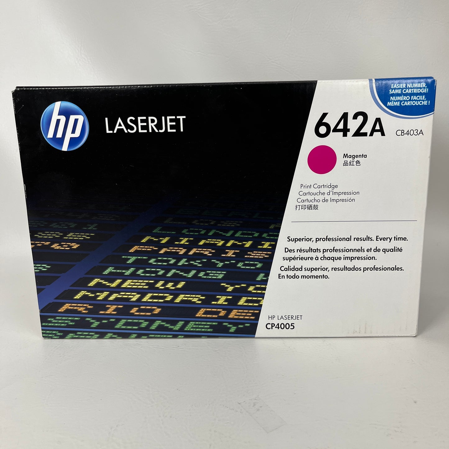 New HP LaserJet 642A Magenta Toner Cartridge CB403A