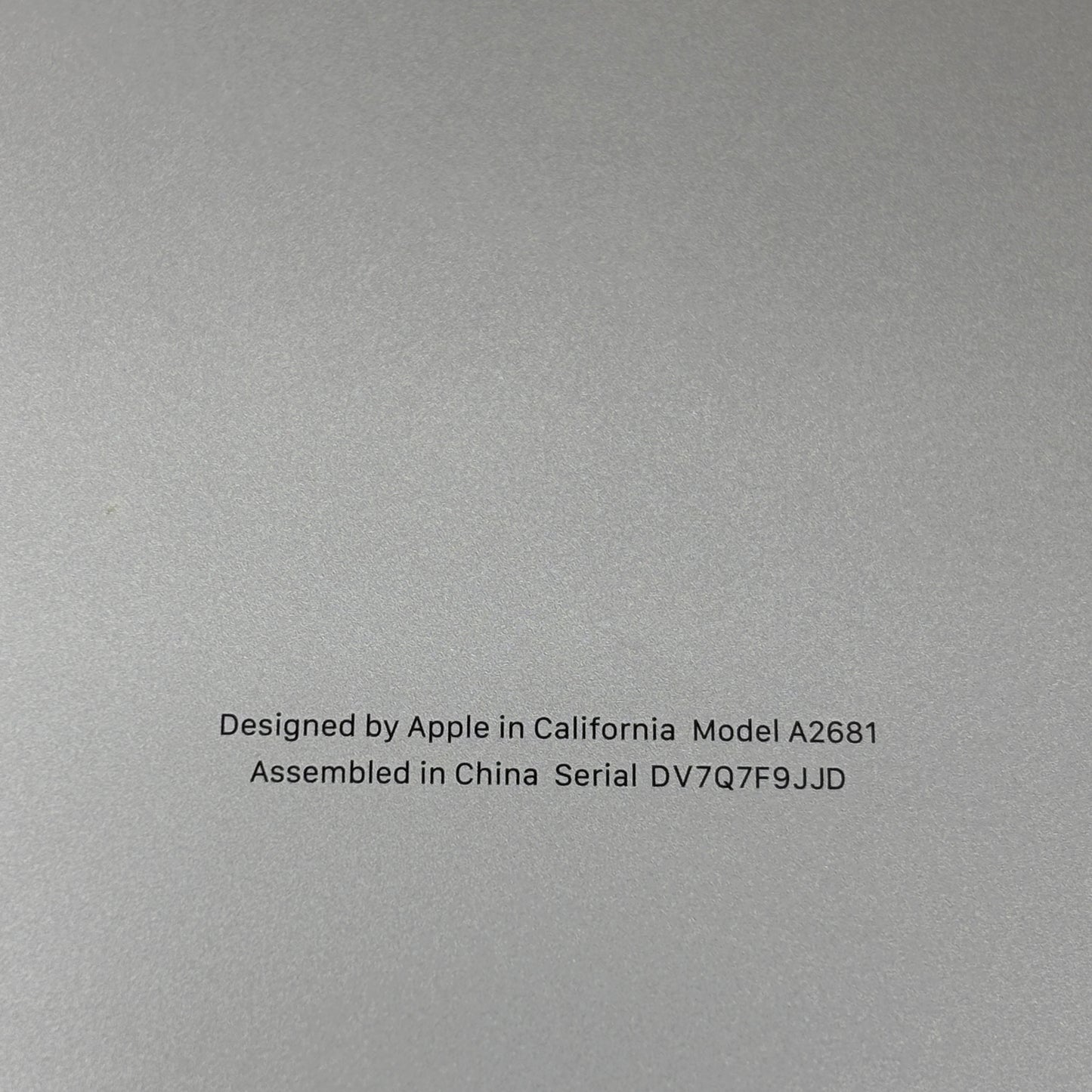 2022 Apple MacBook Air 13.6" M2 8C GPU 3.5GHz 8GB RAM 256GB SSD A2681