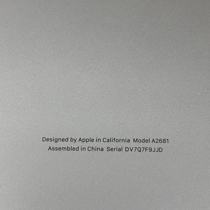 2022 Apple MacBook Air 13.6" M2 8C GPU 3.5GHz 8GB RAM 256GB SSD A2681