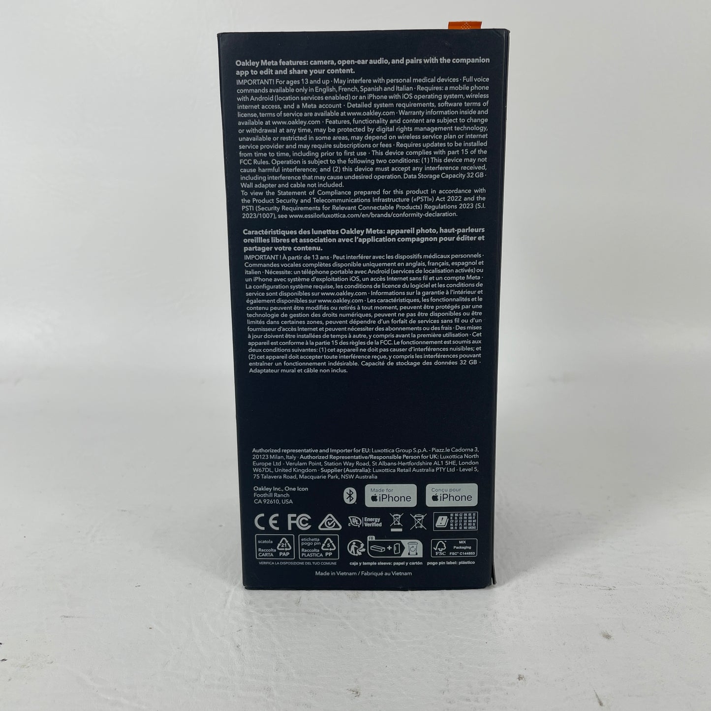 Oakley Meta HSTN Black Prizm  AI Smart Glasses 0OW8002-03
