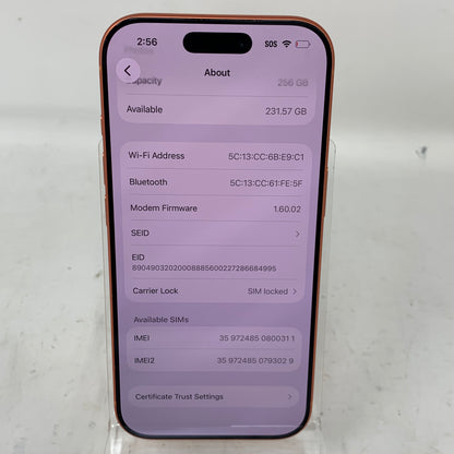 T-Mobile Apple iPhone 17 Pro 256GB NG7L4LL/A Cosmic Orange