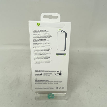 New Apple Orange Silicone Case with MagSafe for iPhone 17 Pro MGFE4ZM/A