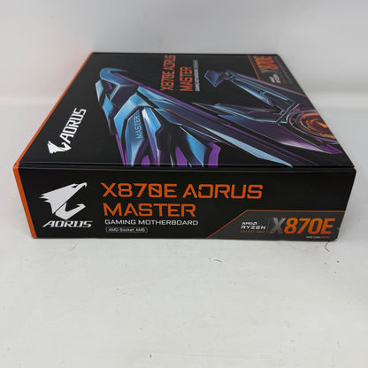 New Gigabyte X870E AORUS MASTER AM5 ATX AMD DDR5 Motherboard