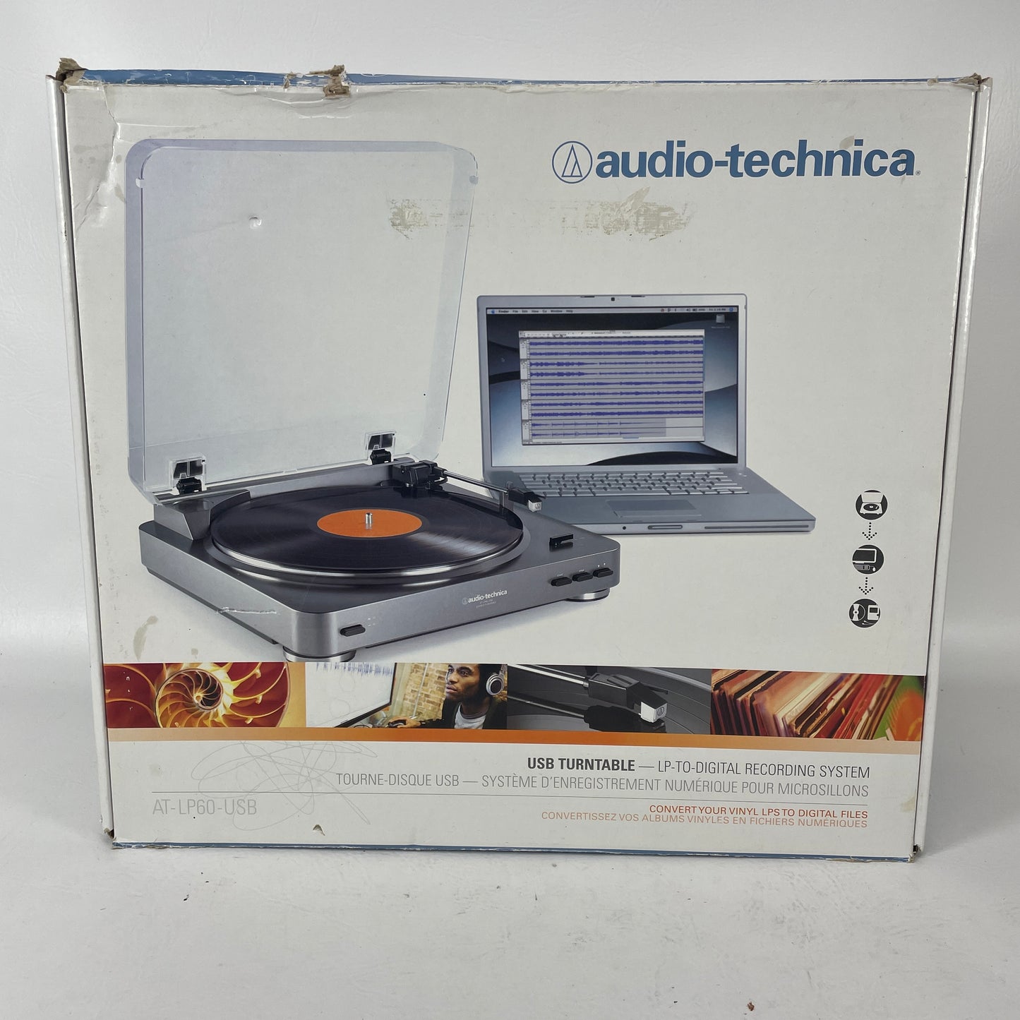 Audio-technica AT-LP60-USB Fully Automatic Belt-Drive Turntable AT-LP60-USB