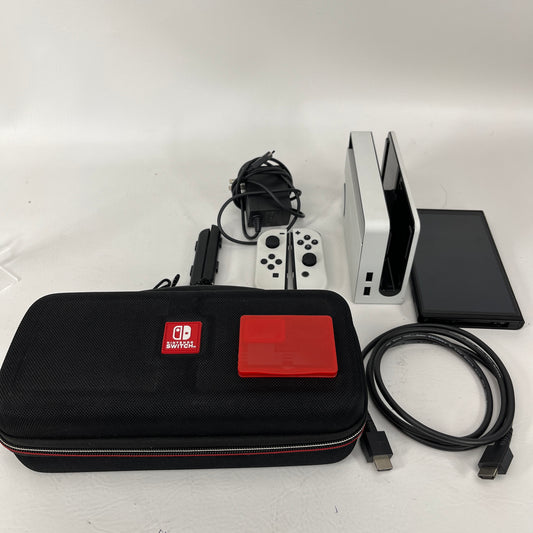 Nintendo Switch OLED Console Gaming System HEG-001 White