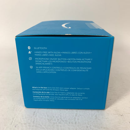 New Amazon Echo Dot Smart Speaker with Alexa Black B09B8V1LZ3