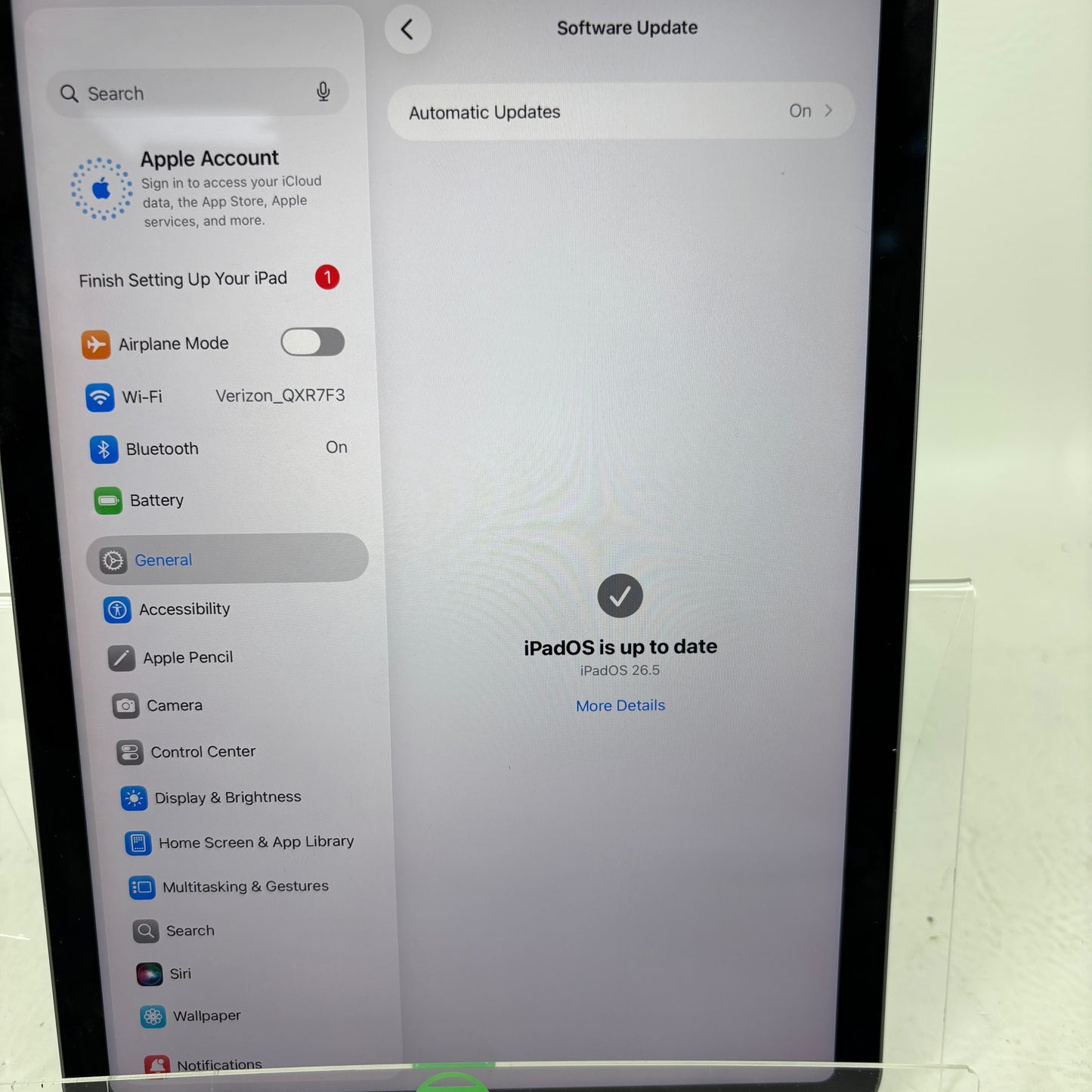 WiFi Only Apple iPad Air 4th Gen 64GB Silver MYFM2LL/A