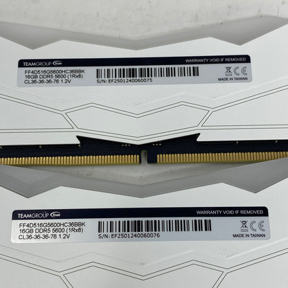 TeamGroup T-Force Delta RGB 32GB (2x16GB) RAM DDR5 5600MHz FF4D516G5600HC36BBK