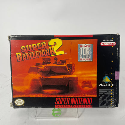 Super Battletank 2 (Super Nintendo SNES, 1994) Complete CIB